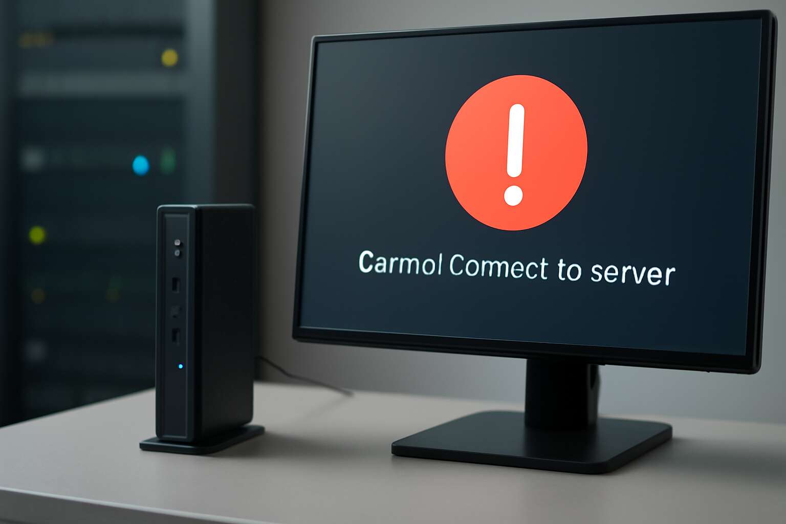 thin client not connecting to server