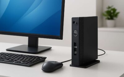 Boost Your Desk with the thin client 5070: Ultra-Efficient, Secure, and Affordable.