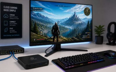 Thin client gaming: stream high-end titles to any screen.